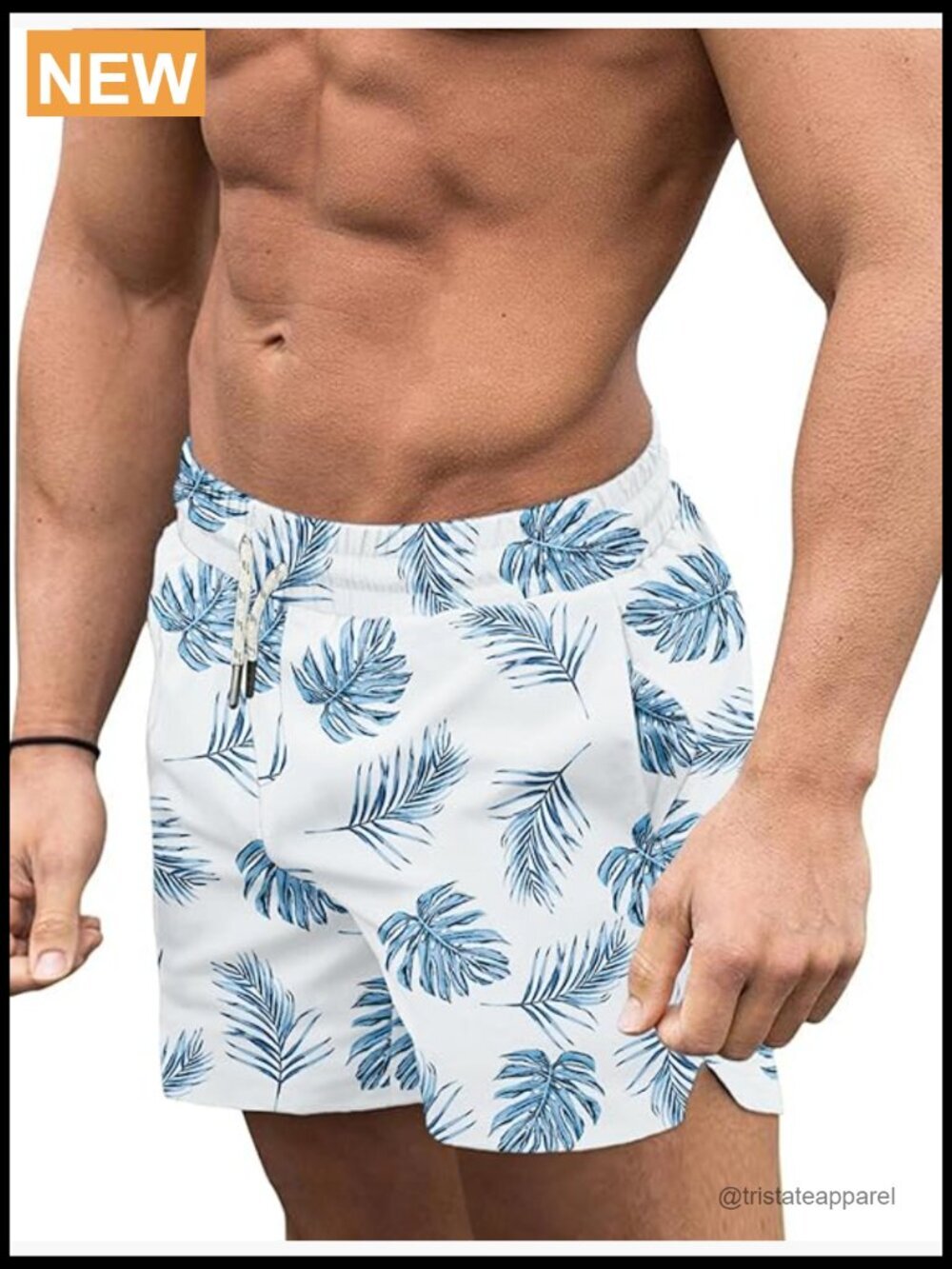 Men's Quick Dry Board Shorts 5" Swim Trunks Swimwear Bathing Suit